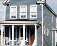 Boothbay Blue Siding